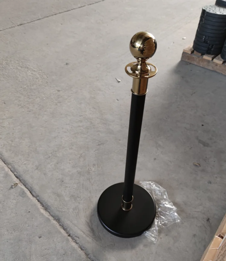 Ball top Stainless Steel stanchion  queue pole queue pole