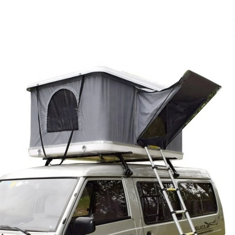 4WD 4 Person Rooftop Tents Waterproof Car Camping Fiberglass Hard Shell Roof Top Tent For Sale
