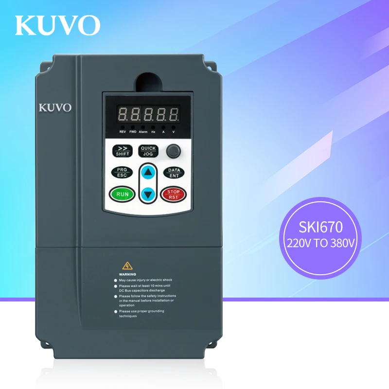 
Convert 220v single phase input to 380v three phase Output 7.5kw 10HP VFD Variable Frequency Drive Inverter 
