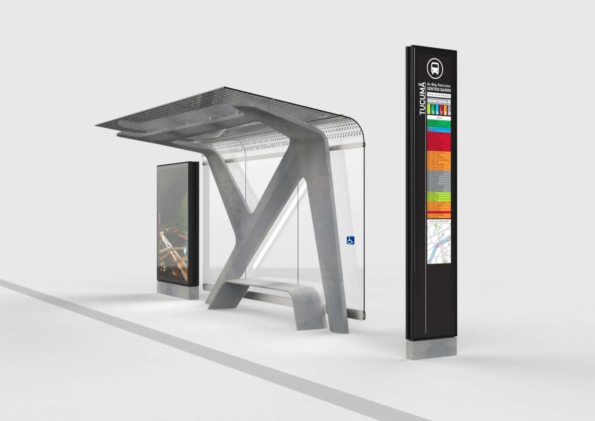 
Modern bus stop shelter design for professional manufacturer of bus shelter 
