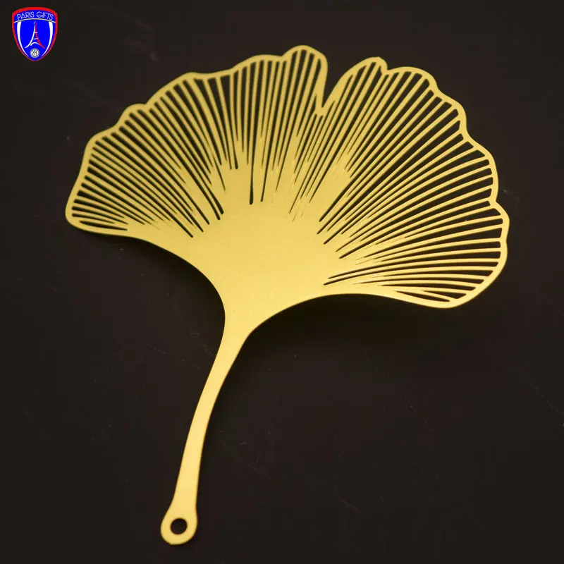 Blank Sublimation Promotional Maple Leaf Bookmark  Vintage Leaf Bookmark Journal Enamel Metal Book Marks Custom Design