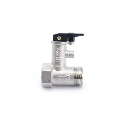 Factory Brass Exhaust Valve Decompression Miniature Spring Exhaust Relief Pressure Valve One-Way Electric Water Heater Ball Safe