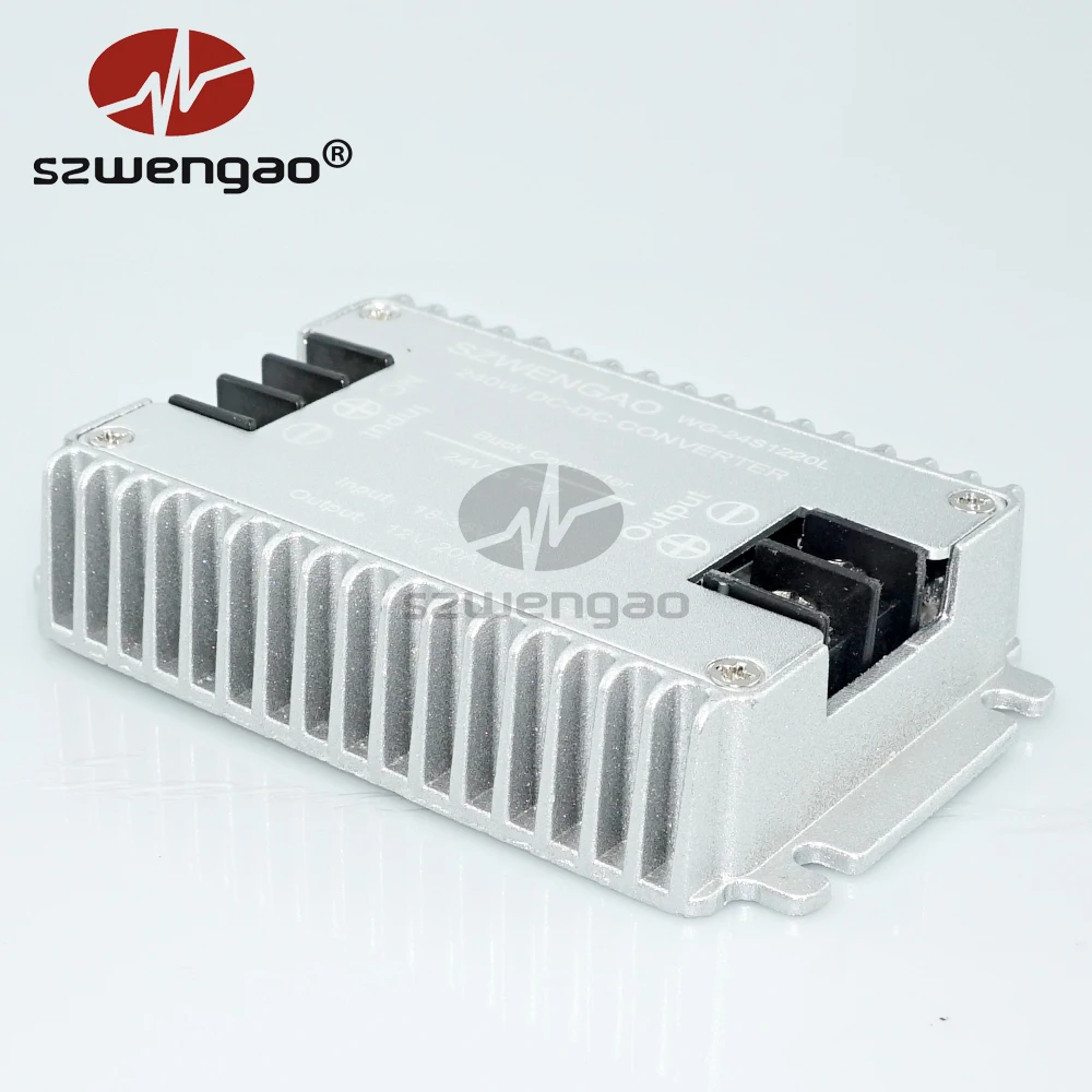 SZWENGAO DC DC Converter 9-36V to 24V 6A 144W Boost Buck Voltage Stabilizer Regulator CE RoHS for Cars Solar