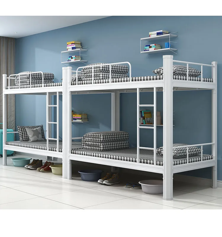 Cheap 2 layer bunk bed heavy duty metal bunk bed double deck bed metal bunk steel bett etagenbett letto a castello