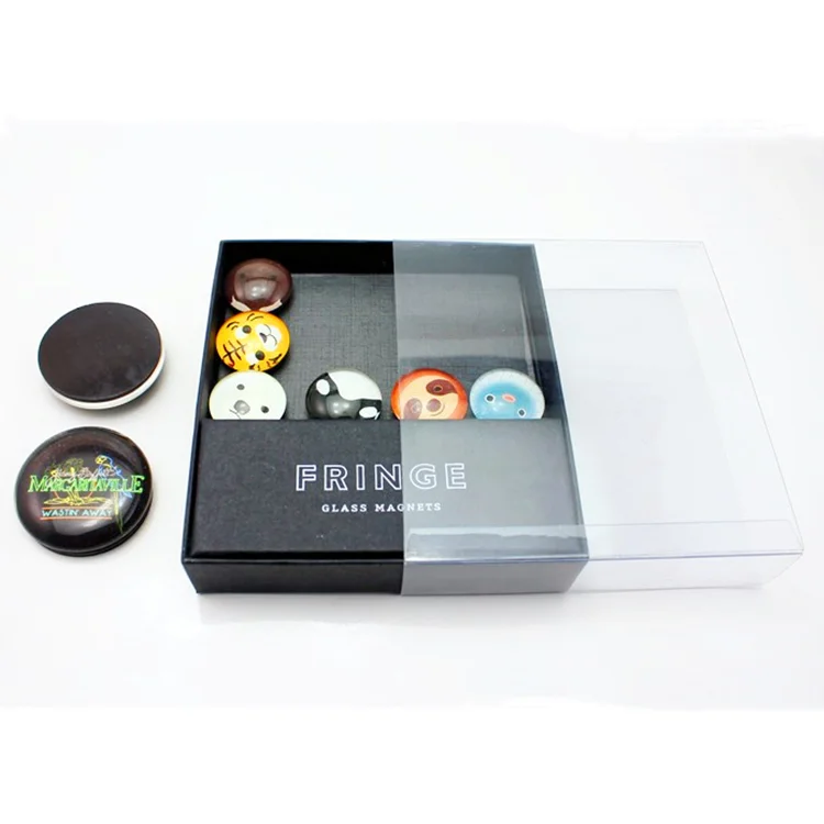 Fridge Magnet for Souvenir Custom Glass Fridage Magnet, Crystal Domed Fridge Magnets, 3D Christmas Medium Traditional