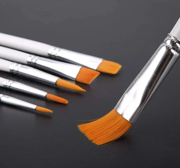 Art supplies wood paint brush pen drawing pen nylon hair paint brush set art craft flexible painting watercolor brush kit