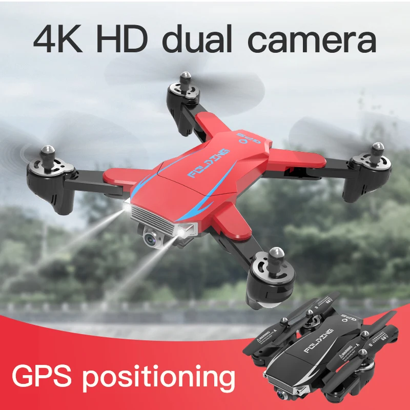 Радиоуправляемый GPS беспилотные летательные аппараты с 5G Wi-Fi FPV 4K двойной HD камера оптическим позиционированием складной Квадрокоптер мини Дрон PK E520S SG907