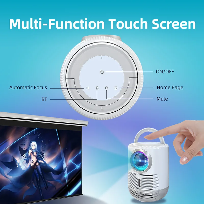 280ANSI Lumens Native 1080p Wifi Android Projector Full Hd Beamer Video Led Lcd Projector Mini Home Theater 4k Projector