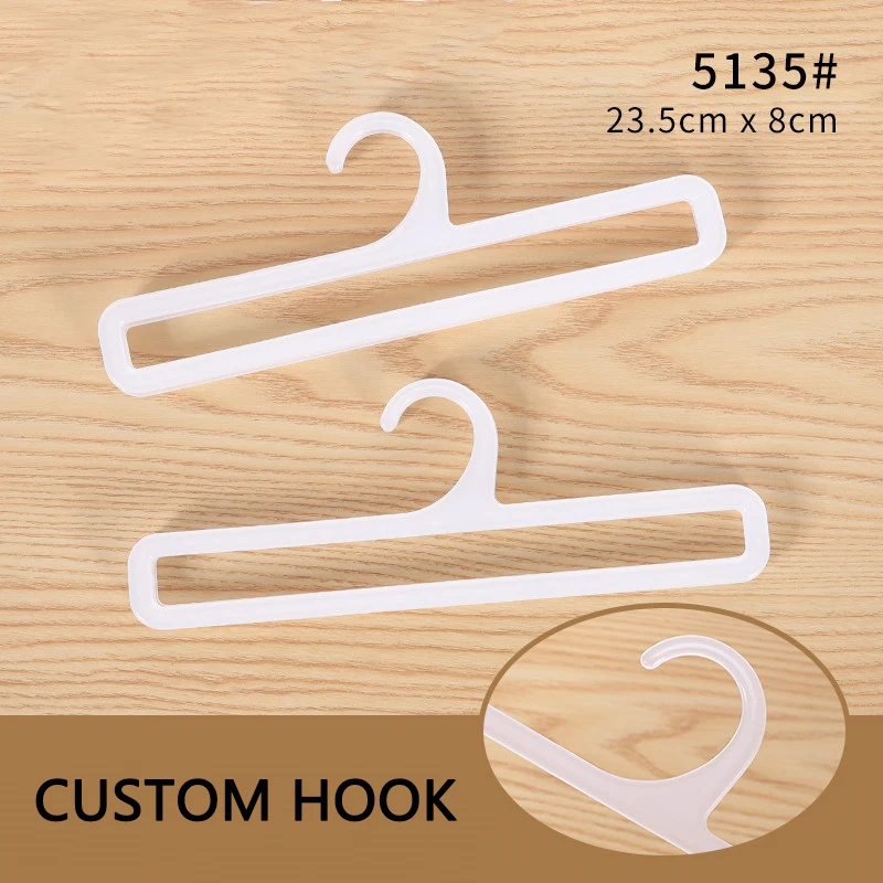 Cross-Border Retail Silk Scarf Display Hanger Square Perchas for Towel Storage Rack Plastic Tie Towel Stand for Scarf Shop