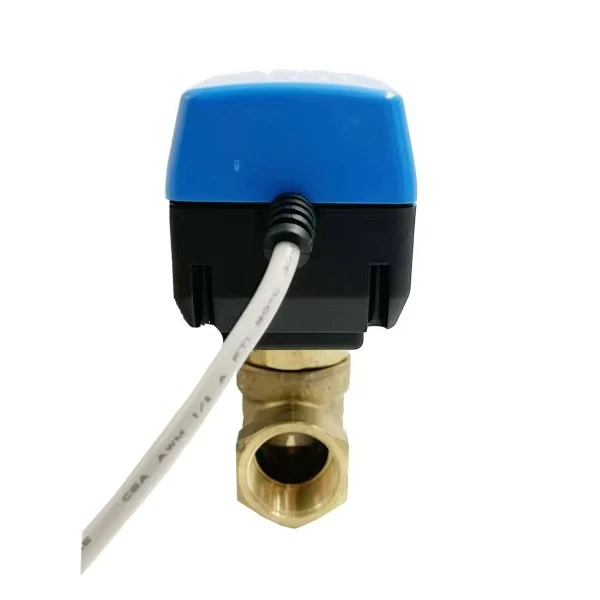 Металлический привод латунный электромагнитный Электрический промышленный водяной клапан двухсторонний электрический кондиционера