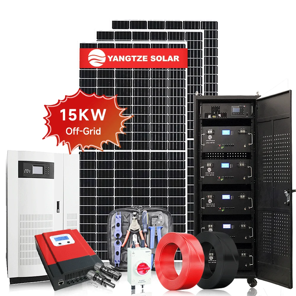 Solar Panel System 3kw 5kw 10kw 15kw 20kw 30kw 400v Growatt Hybrid off Grid Batterie Complete