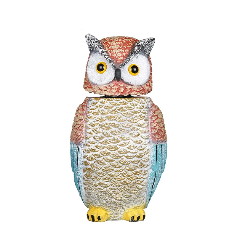 Репеллент для вредителей, скульптура в виде совы с вращающейся головкой, защита сада, палочка для птиц