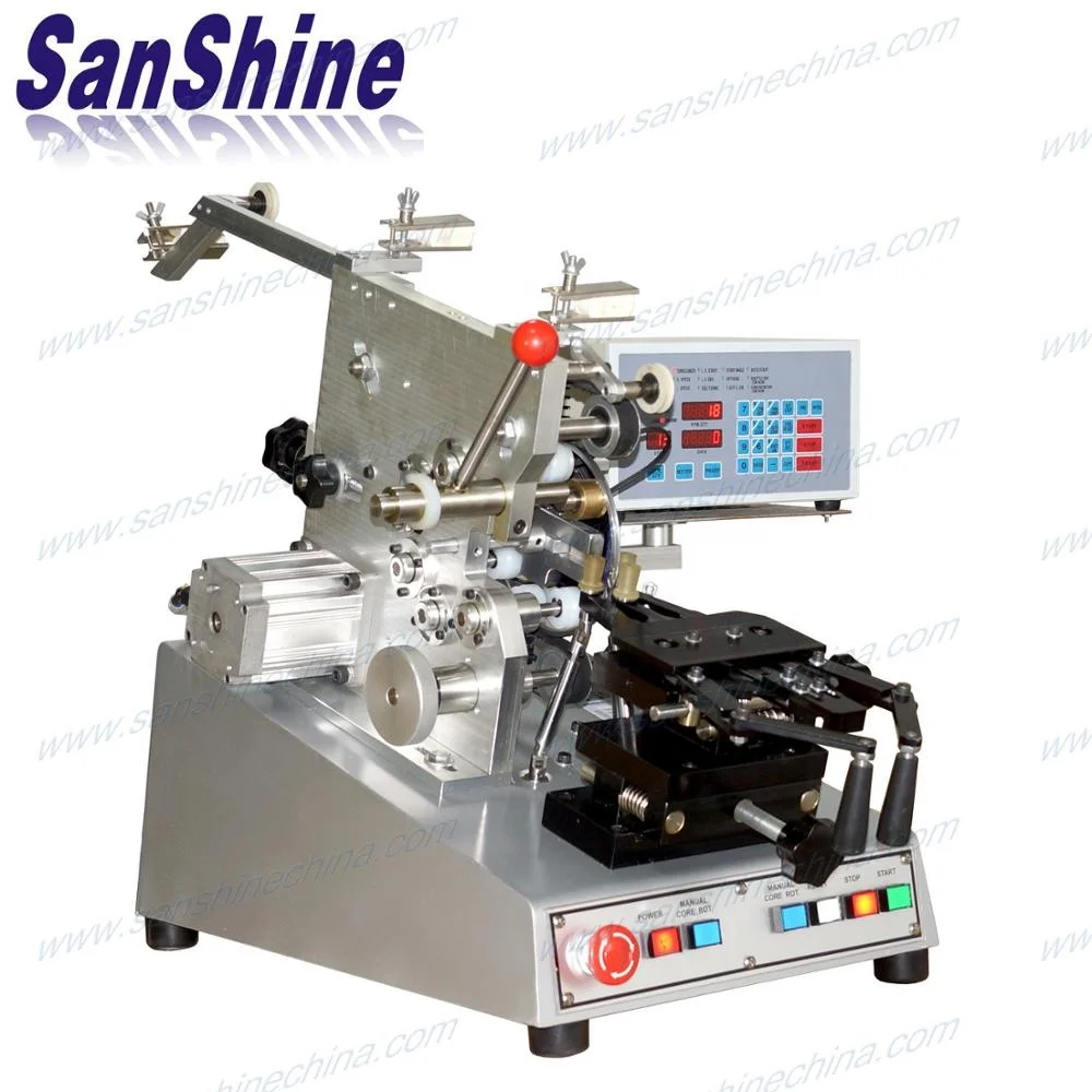 Automatic EMC filter toroid coil winding machine(SS900B6 series final coil OD 10~80mm) replace Credo-tech toroidal winder