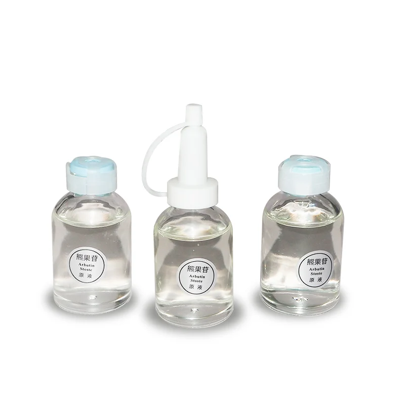 OEM Skin Care Alpha Arbutin 100% Pure Stoste Beta Arbutin Extract Face Serum Skin Whitening Brightening Apha Arbutin Serum