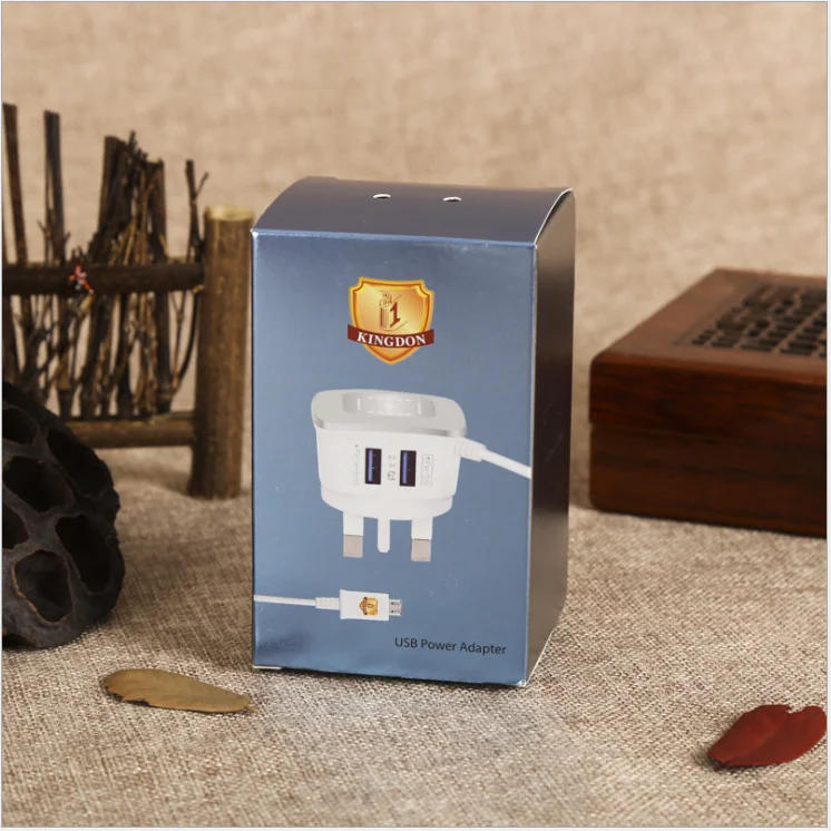 Custom Print Phone Charger Usb Cable Mobile Accessories Paper Packaging Box