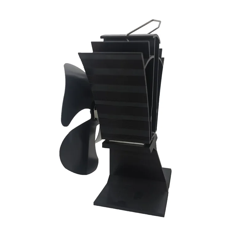 Upgraded Heat Powered 4 blade high quality gas fireplace stove fan for Fireplace