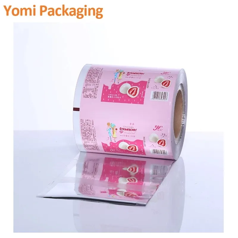Customized Printing Plastic Packaging Composite Roll Flexible Packaging Film Biscuits Puffed Foods Laminated Roll Film