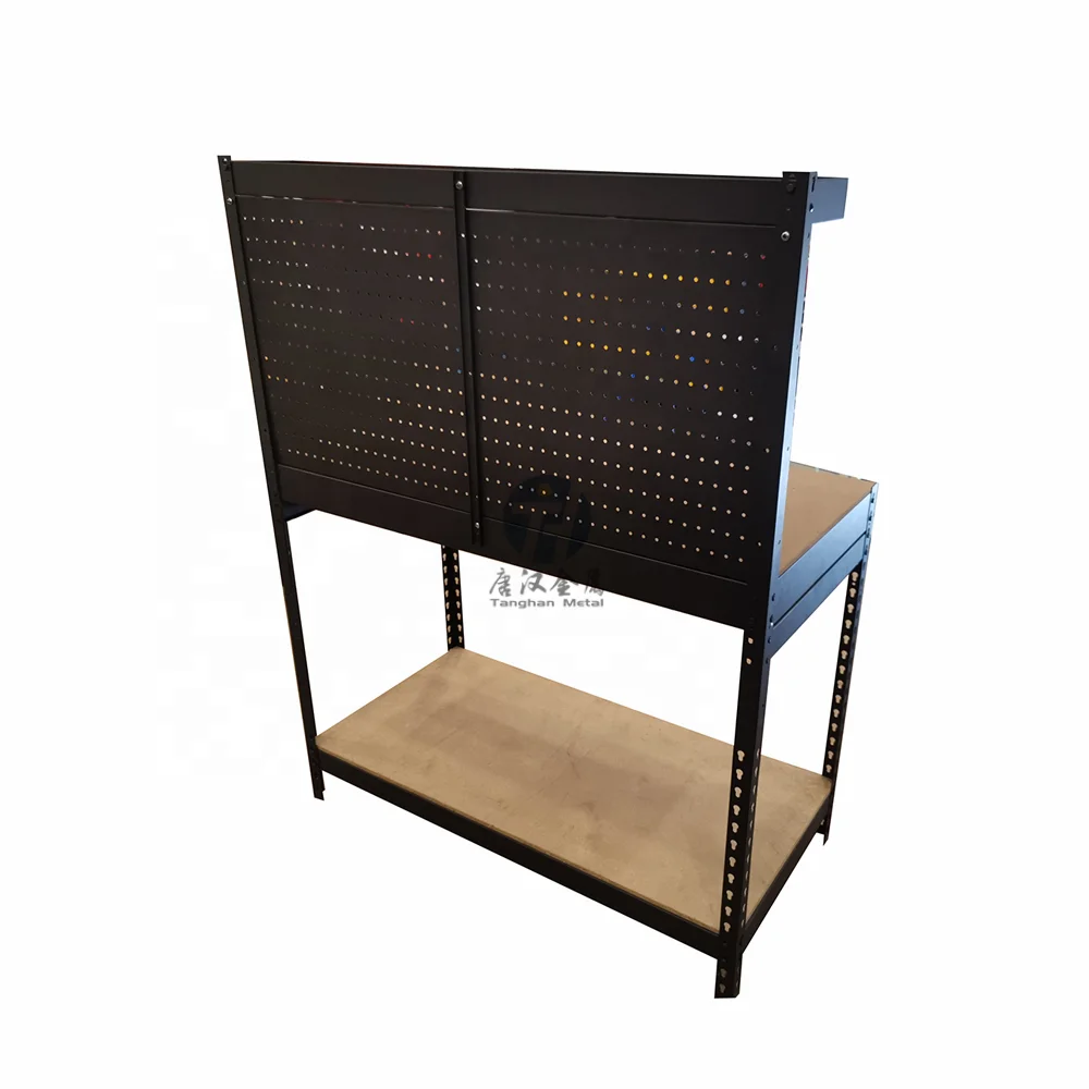 Heavy Duty Utility Metal Black Folding Work bench garage with drawers Steel bench with drawers