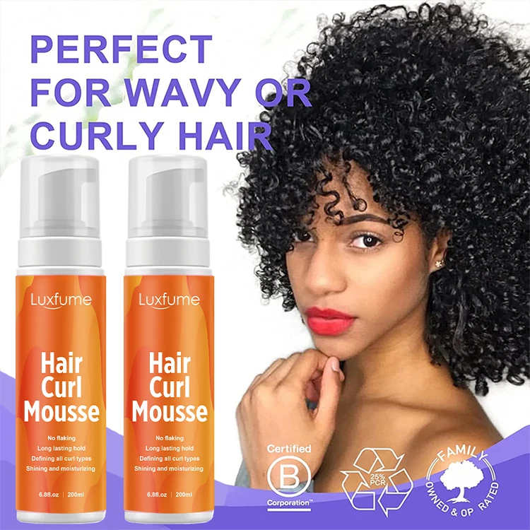 Curl Wave Products Hair Curl Mousse Hair Styling Mousse Strong Hold Curly Hair Spray Curling Gel Curl Activator Cream