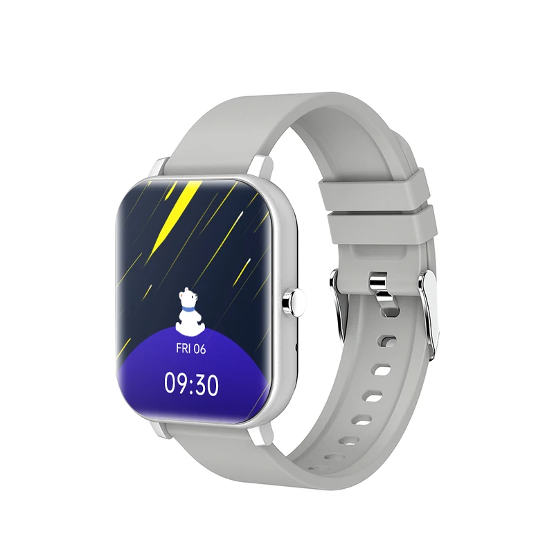 Body temperature monitoring BT call custom dial music control communication record ip68 waterproof smart watch