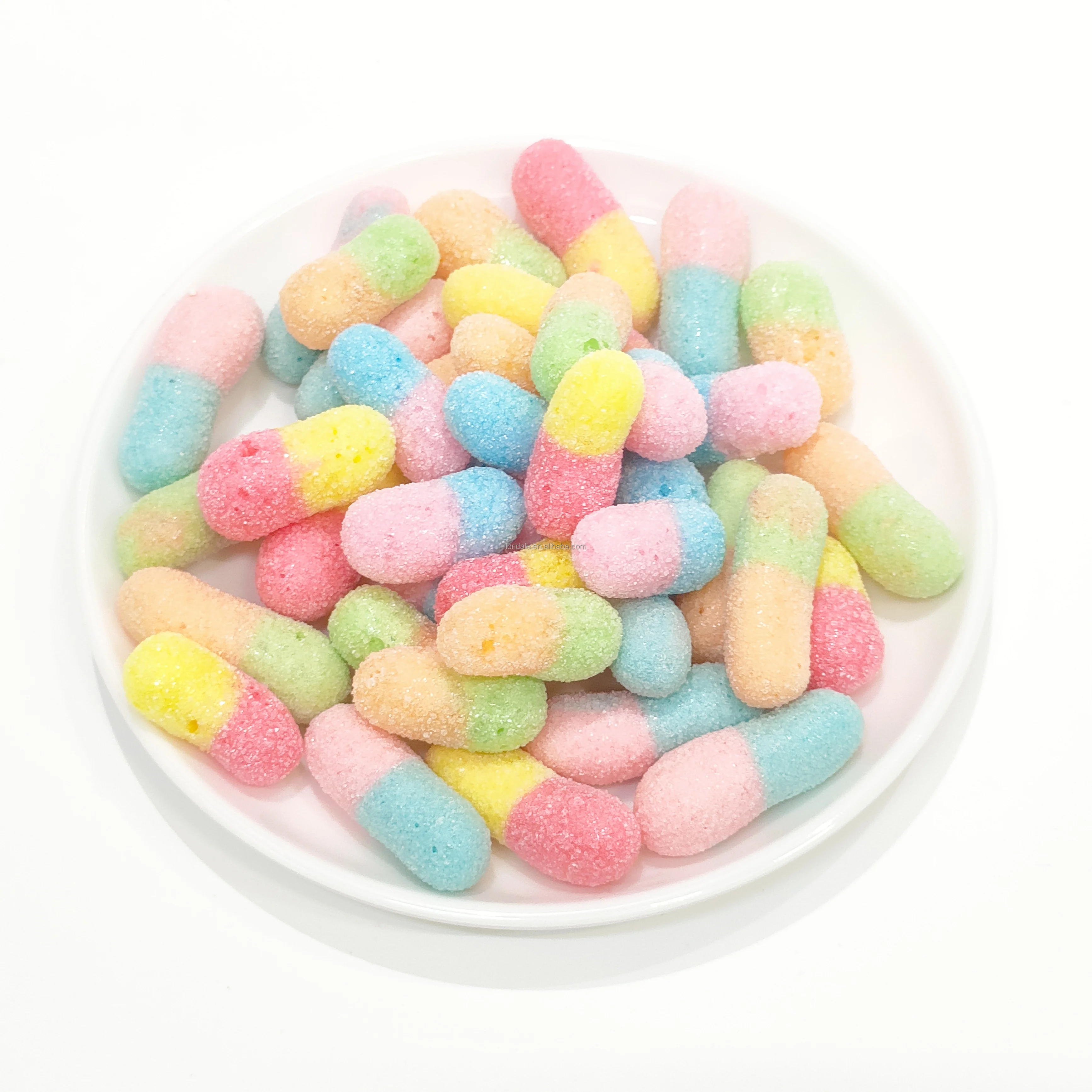 Blazee Gummy поставщик микс сладкий объемный подарок милые разные формы фрукты сублимированные конфеты