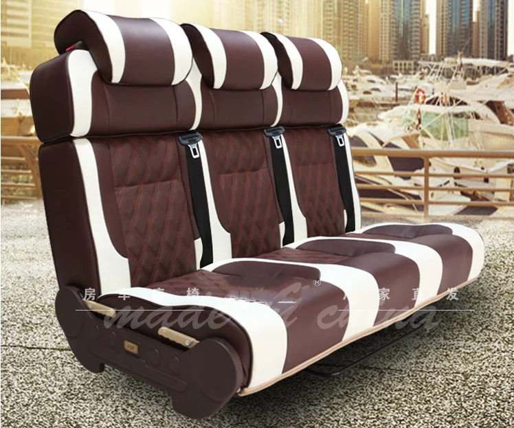 RV seat sofa bed luxurious and comfortable three-person seat