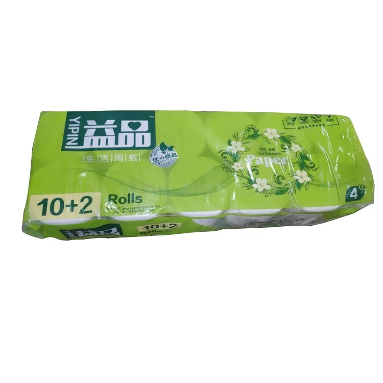 
Household roll paper 4-layer economical household ecological toilet toilet paper roll 