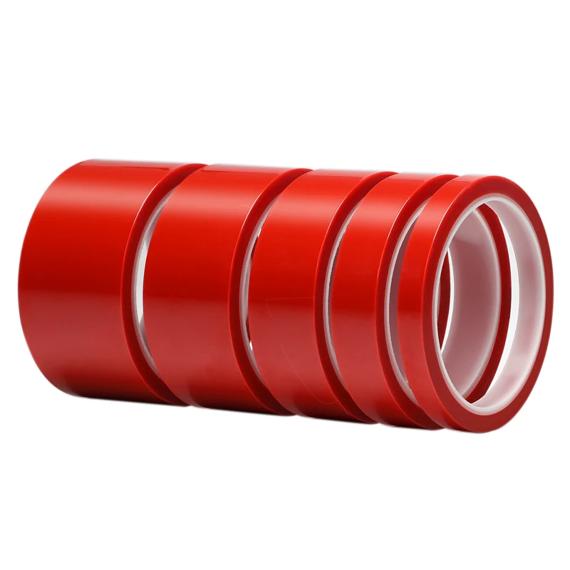 Customized Single Sided Colorful Silica gel Adhesive Powder Coating PET Film High Temperature Polyester Tape