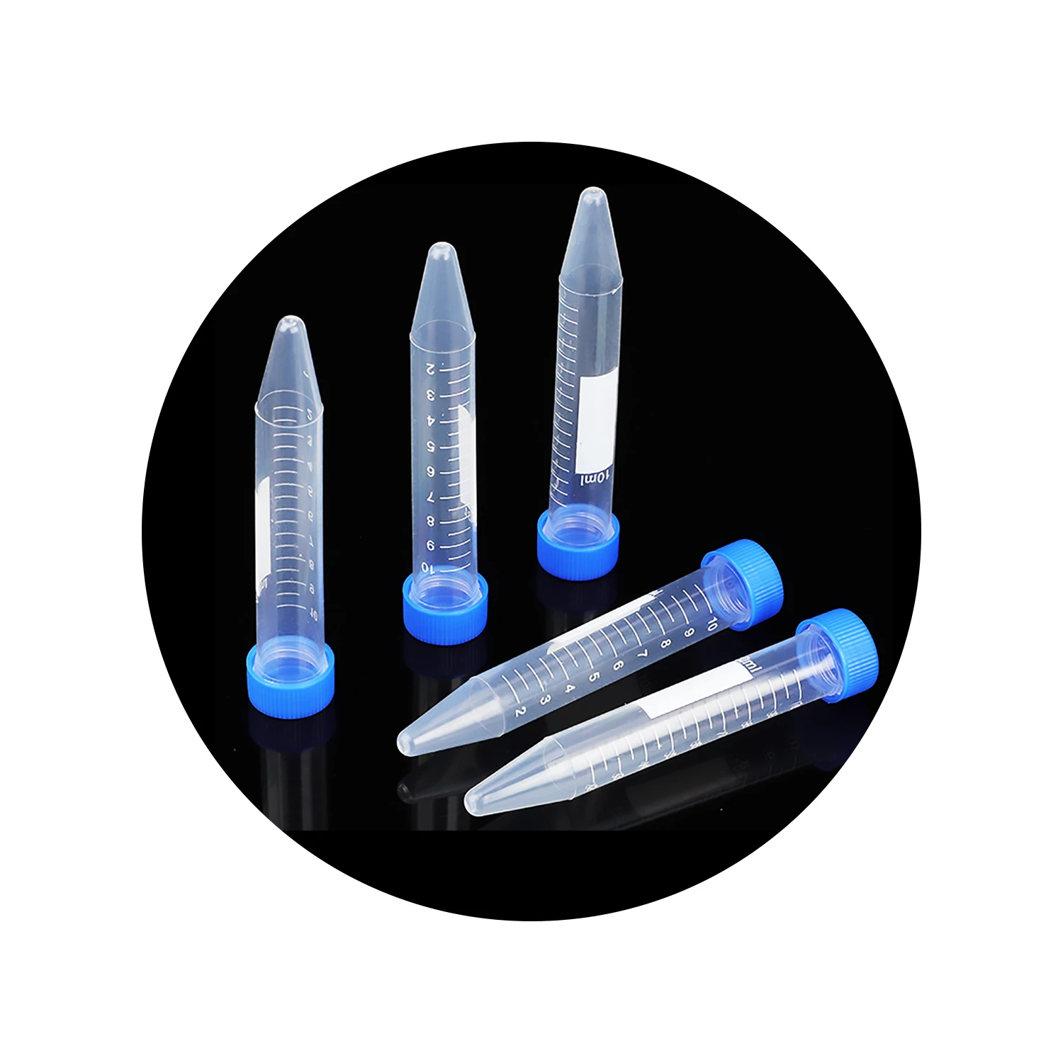 Лидер продаж боросиликатная стеклянная центрифужная трубка градуированная пробкой I/C коническая Нижняя емкость 50 мл низкая