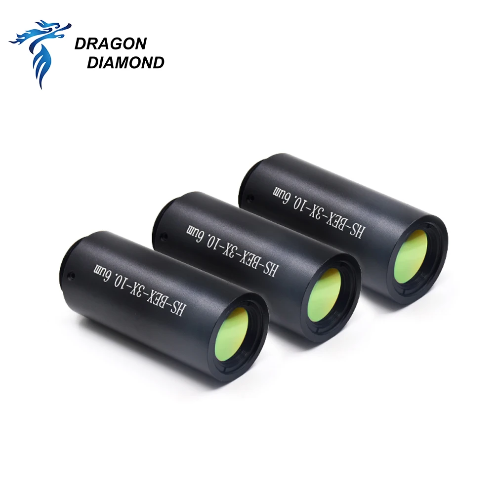 Лазерный волоконный расширитель Dragon Diamond Co2 10600nm 2X 2.5X 3X 4X 6X 8X с гальваническим покрытием для лазерной маркировочной машины