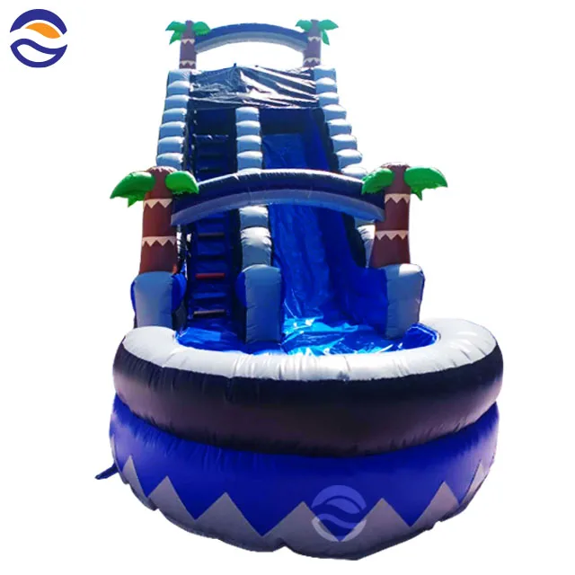 Надувная горка N Panther с бассейном Детская водная