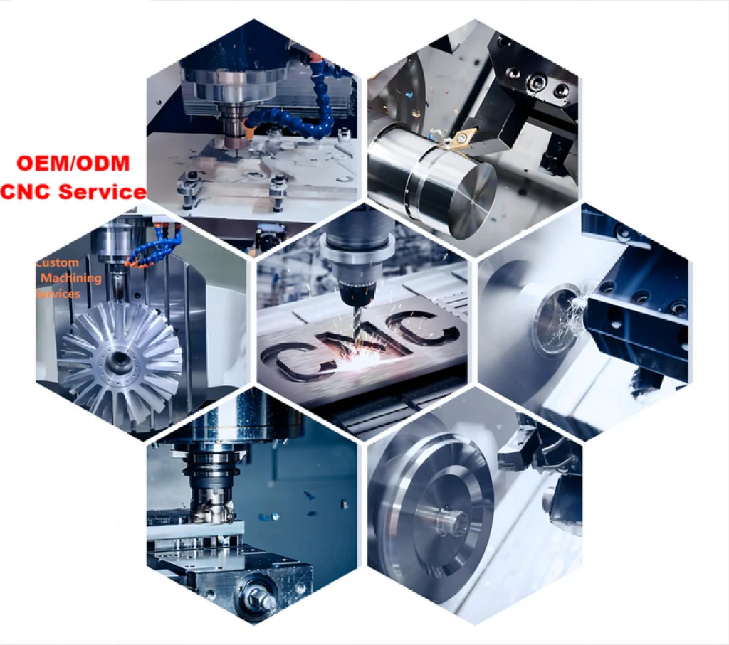cnc machining custom aluminum parts metal parts oem service precision machining parts