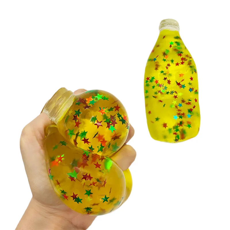 Новинка бутылка-Кокс игрушка для снятия стресса термопластичная резина забавная