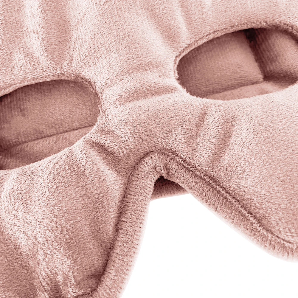 USB Heated Eye Mask Heat Compress 3D Eye Mask With 3 Level Temperature Control for Sinus Pressure Relief