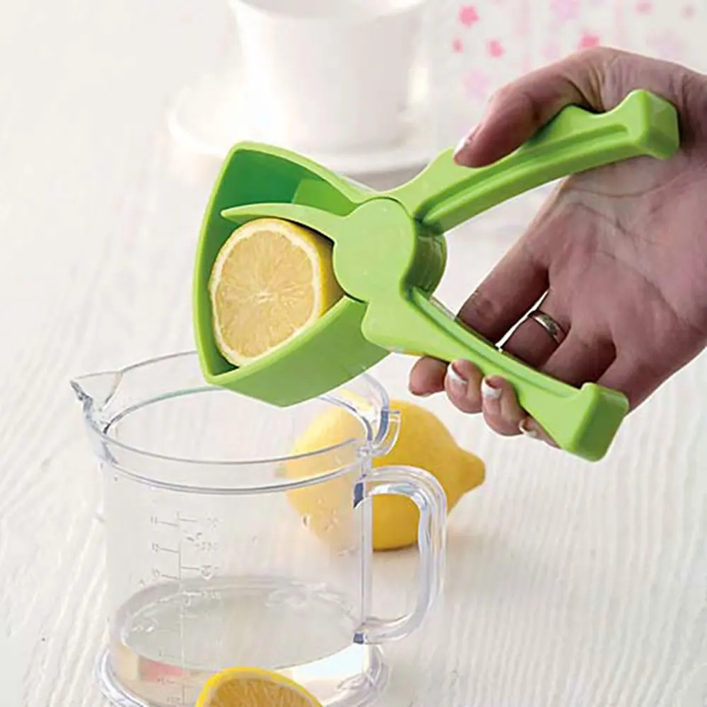 Manual Fruit Juicer Lemon Squeezer Aluminium Alloy Hand Squeezer Easy Use Heavy Duty Lemon Citrus Juicer