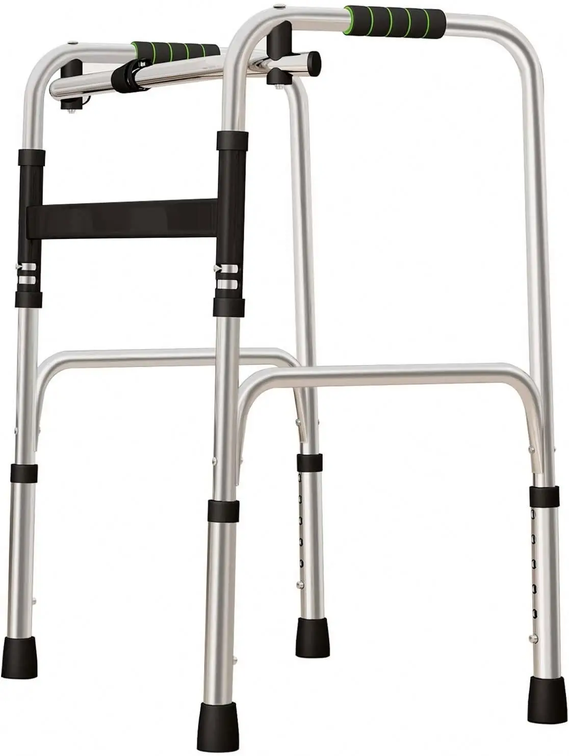 Cheap Rehabilitation training device aluminum folding walker adjustable portable walking frame medical deambulateur pliant