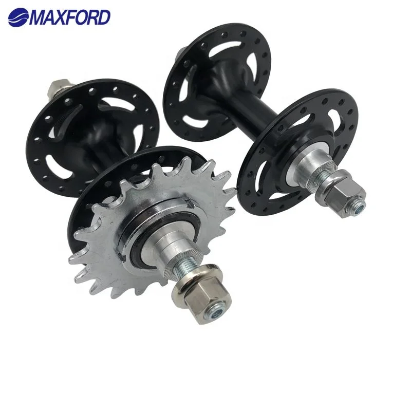 MAXFORD Fixie Bicycle Hub Aluminum Hub for Fixed Gear Bike 32H 36H Track Bike 4pc Sealed Bearing 16T 17T 18T Freewheel Hub Parts