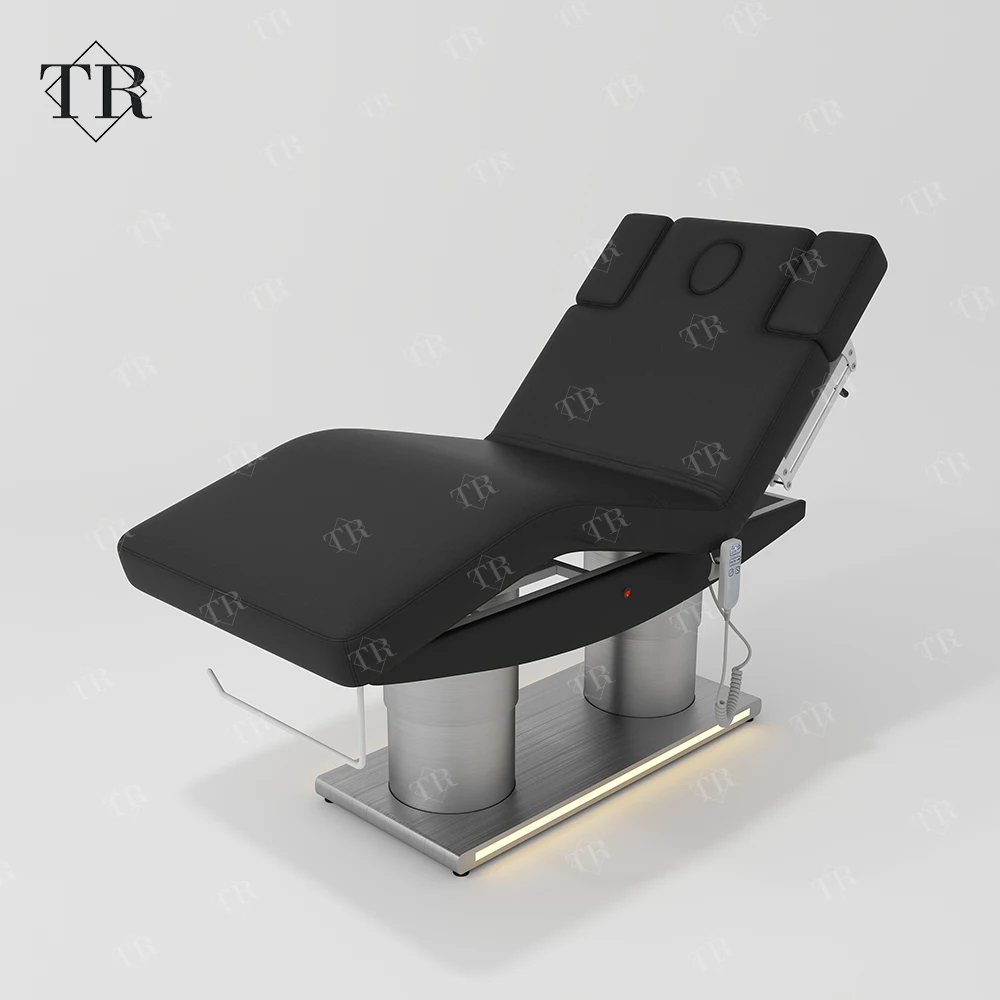 Turri Electric 4 Motor Foldable Massage Facial Folding Lash Spa Chair Recliner Adjustable Cosmetic Bed Cama De Masajes Electrica