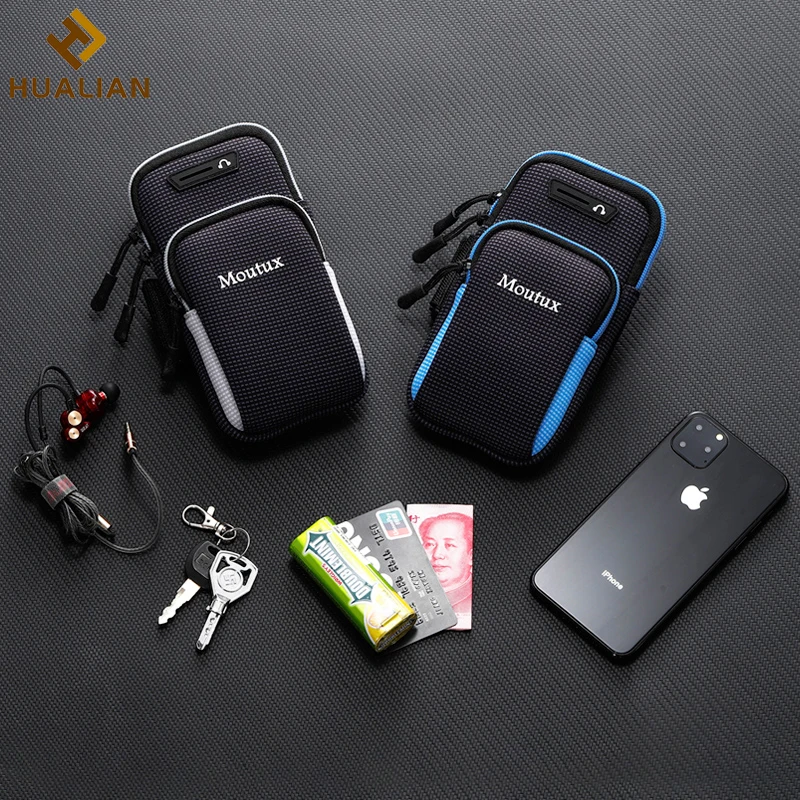 HUALIAN Mobile universal Running Armband for iPhone X 12 13 14 Plus with key phone case holder armbag cell phone armband
