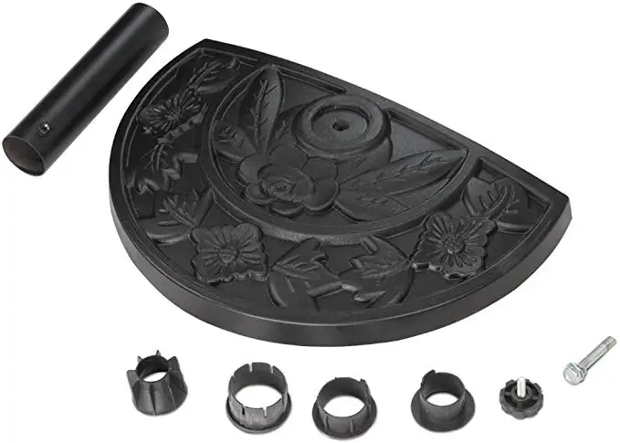 9kg Outdoor Accessories, Balcony, Terrace, Patio, Wall Half Round Parasol Base
