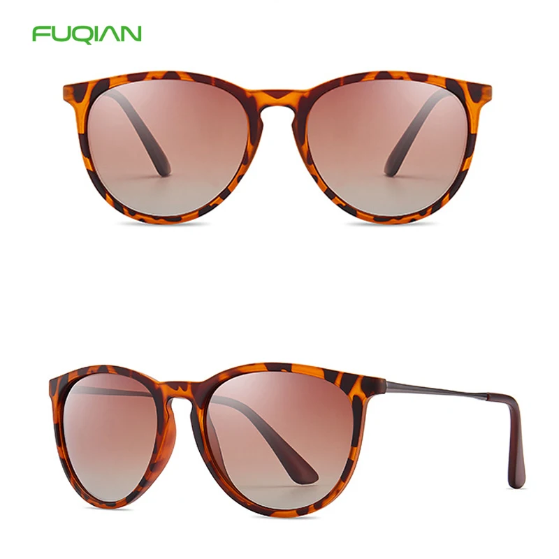 Lentes De Sol Mirror Ray Vintage Glasses Women Men Round Sunglasses Polarized
