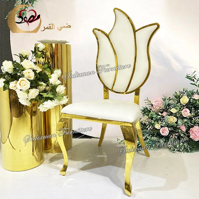 Wholesale stainless steel wedding banquet hall chairs for selling in FOSHAN