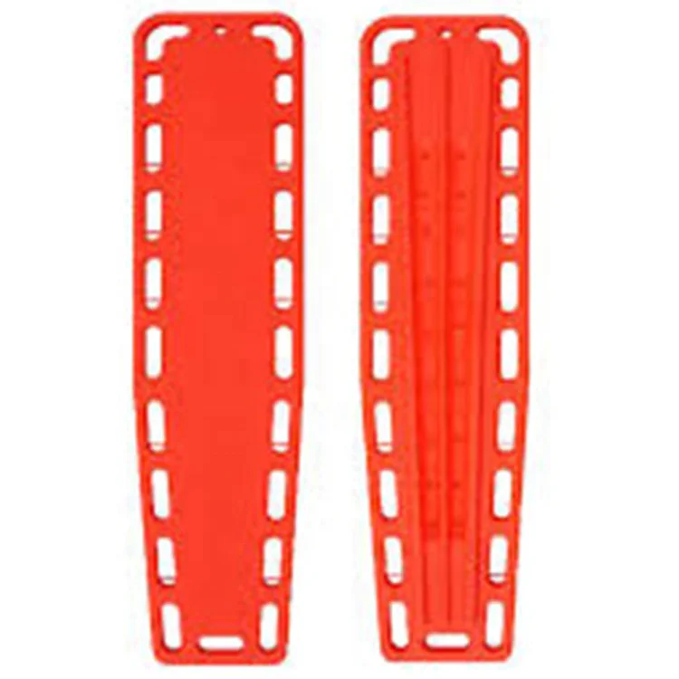 Medical Folding Emergency Spine Board Plastic Spine Board Stretcher Spinal Board
