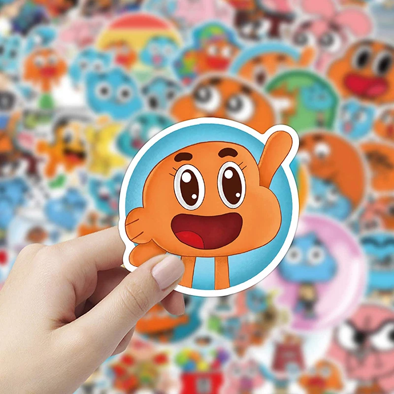
Customized fun cartoon vinyl stickers suitable for computer notebook graffiti cartoon game movie characters 