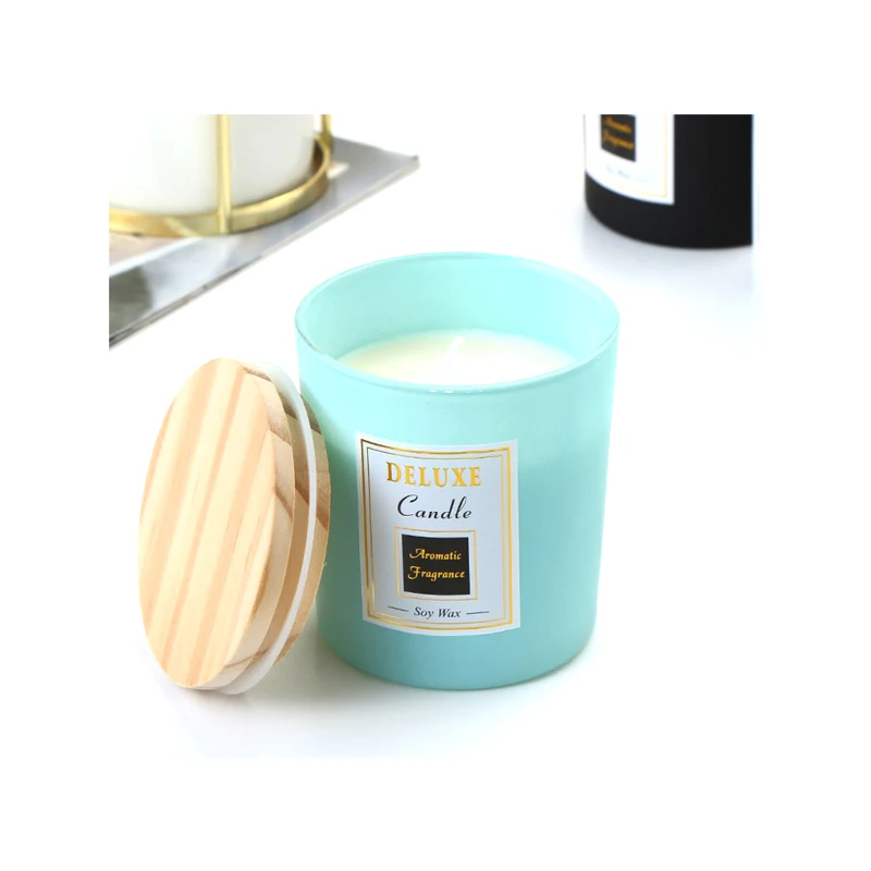 Luxury Home Decoration Accessories Glass Candle Jar