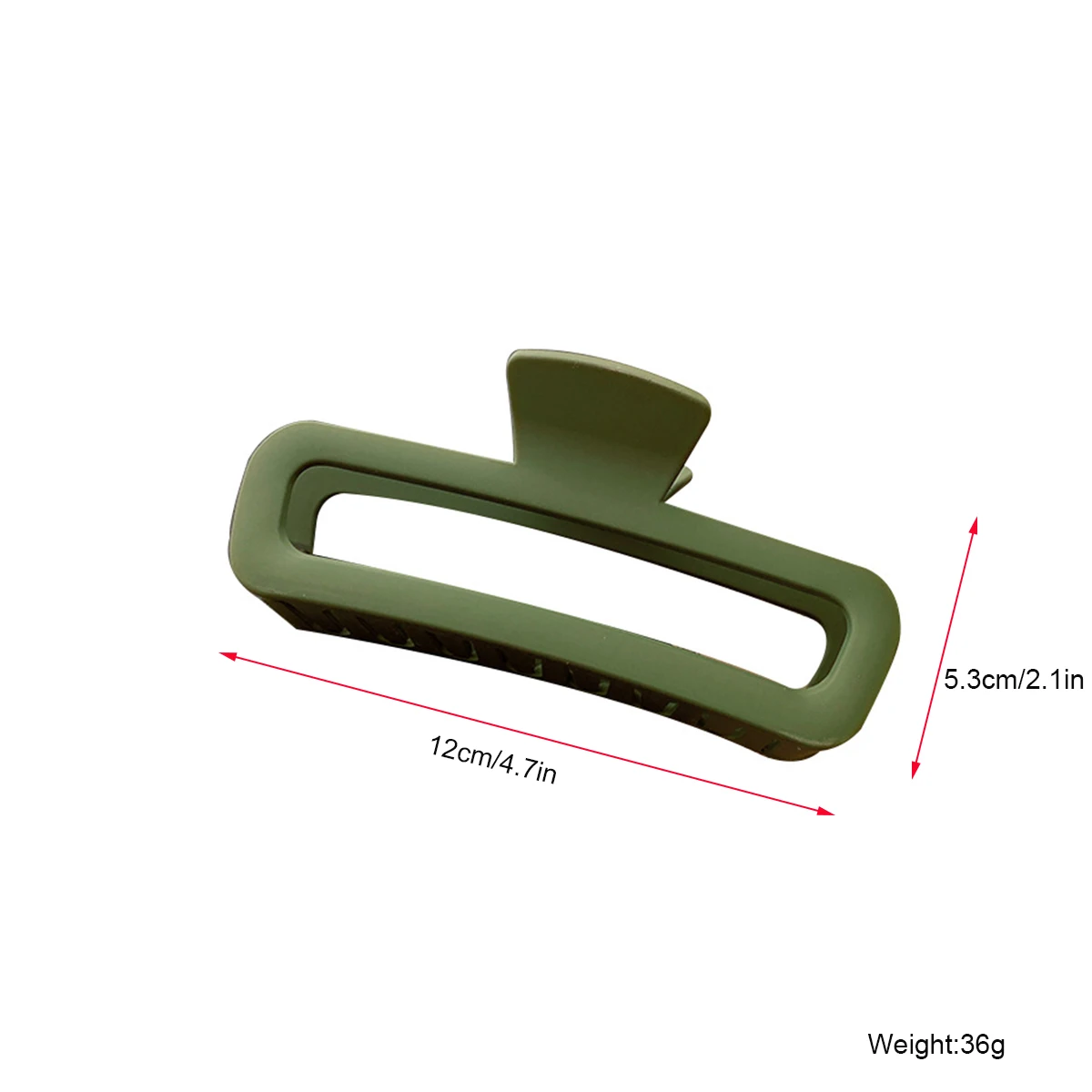 Yucat Wholesale 12cm PC Material Fashion Korean Big Hair Clips Accessories Large Plastic Matte Hair Claws For Women