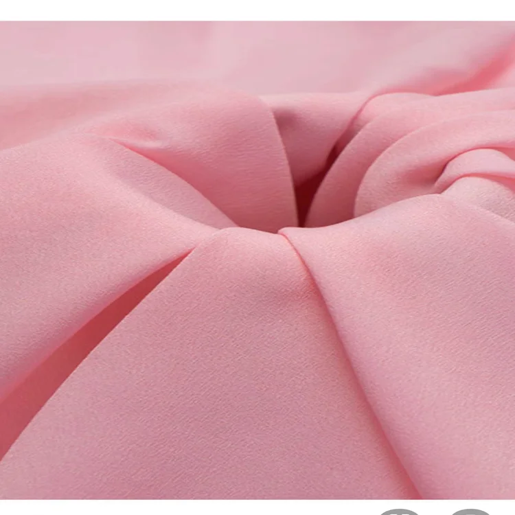 Customized 120gsm Dobby Georgette 100% Polyester Fashion Product Digital Prints Fabric For Dress