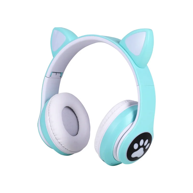 iStapromo Gifts Cat Ear Wireless Headphones Auriculares Fone De Ouvido Wireless Headphone Ear Headset STN28 PRO Cute for Girls
