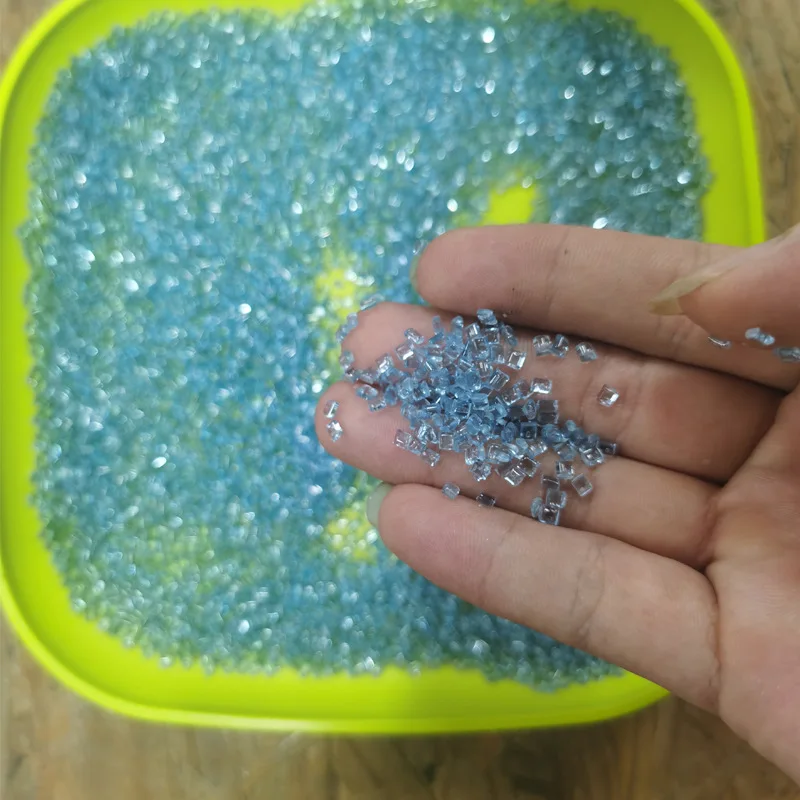 100% virgin pc Polycarbonate granules/pellets/resin Makrolon PC light transparent clear blue granules for water bottle