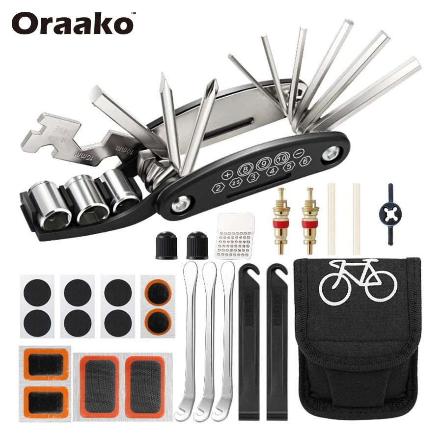 Hot Selling Multi-Function Cycling Bicycle  Repair Tool Box Bikes Repair Tool Kit Set